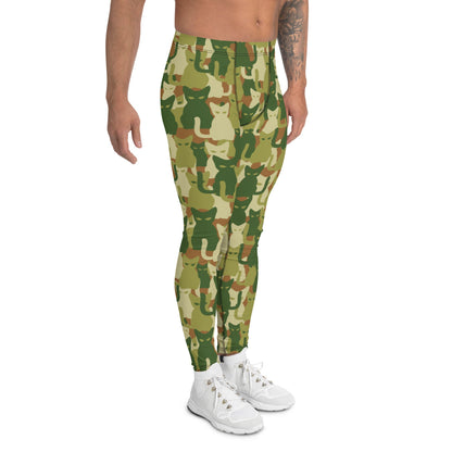 Cat-meow-flage CAMO Men’s Leggings - Mens