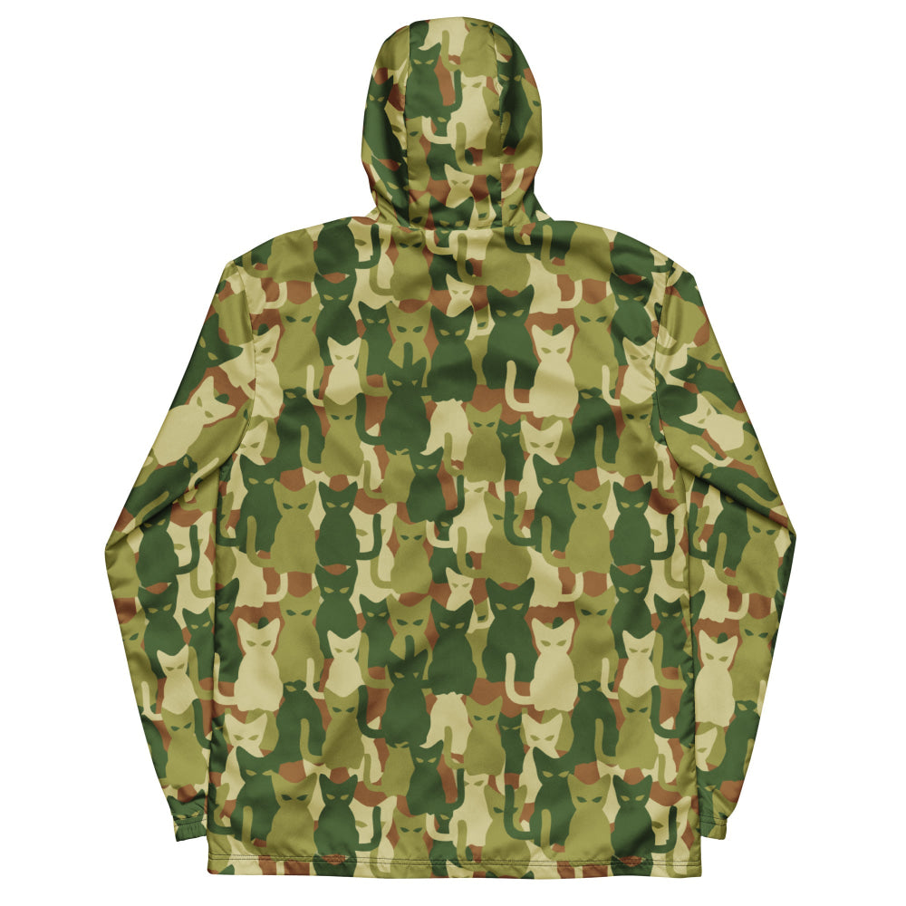 Cat-meow-flage CAMO Men’s windbreaker - Mens Windbreaker