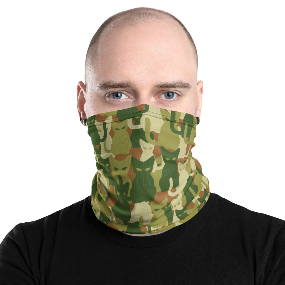 Cat-meow-flage CAMO Neck Gaiter