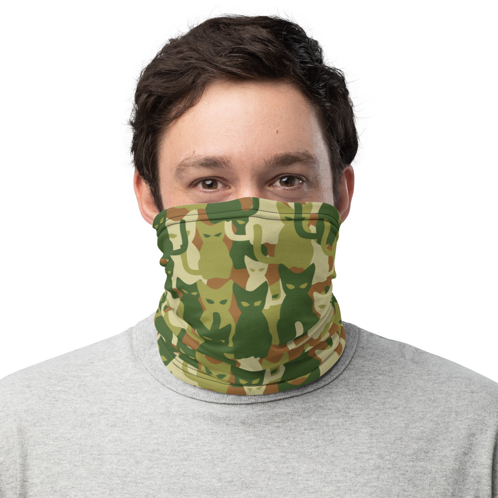 Cat-meow-flage CAMO Neck Gaiter