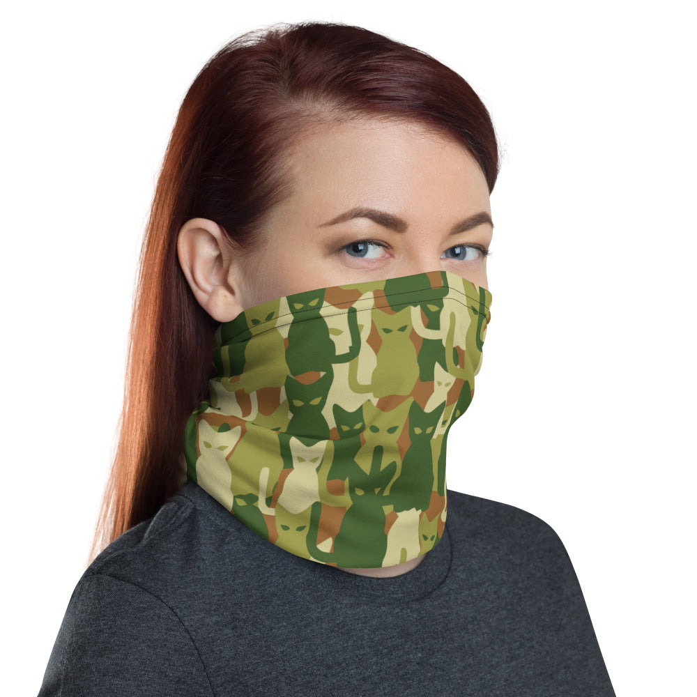 Cat-meow-flage CAMO Neck Gaiter