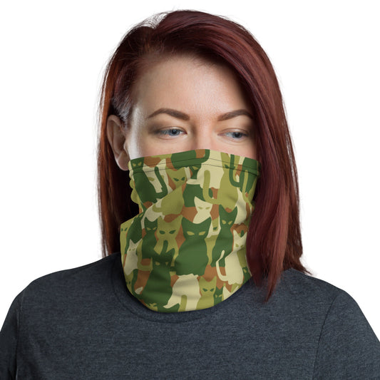 Cat-meow-flage CAMO Neck Gaiter