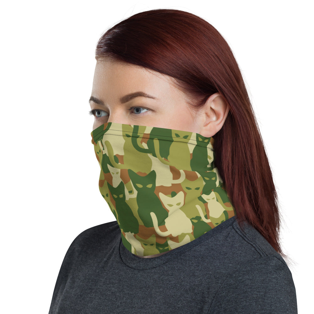 Cat-meow-flage CAMO Neck Gaiter