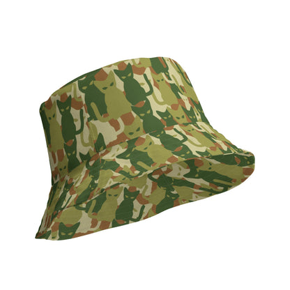 Cat-meow-flage CAMO Reversible bucket hat - Bucket Hat