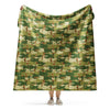 Cat-meow-flage CAMO Sherpa blanket - 60″×80″