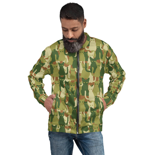 Cat-meow-flage CAMO Unisex Bomber Jacket