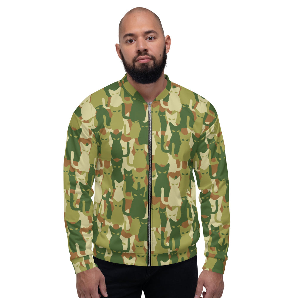 Cat-meow-flage CAMO Unisex Bomber Jacket