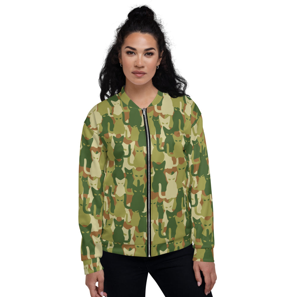 Cat-meow-flage CAMO Unisex Bomber Jacket