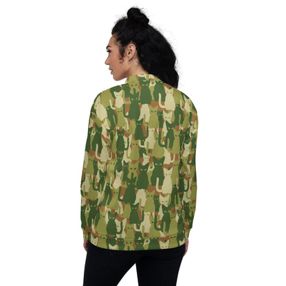 Cat-meow-flage CAMO Unisex Bomber Jacket