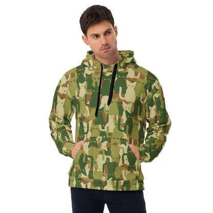 Cat-meow-flage CAMO Unisex Hoodie - 2XS