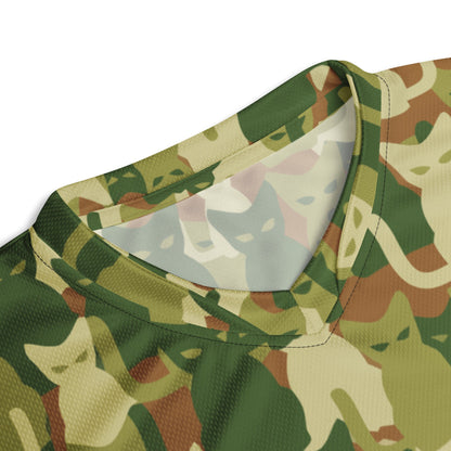 Cat-meow-flage CAMO unisex sports jersey - Unisex Sports Jersey