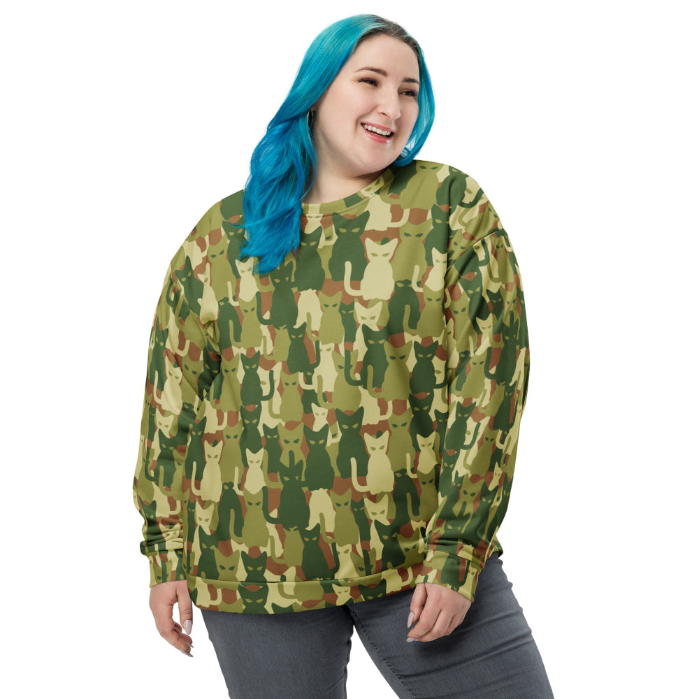 Cat-meow-flage CAMO Unisex Sweatshirt