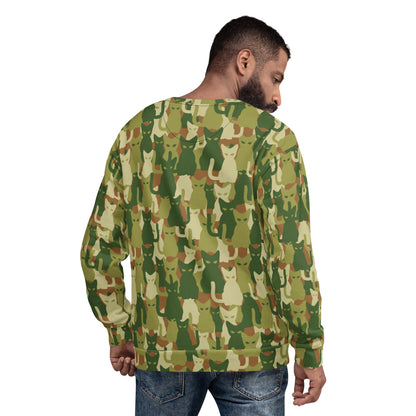 Cat-meow-flage CAMO Unisex Sweatshirt