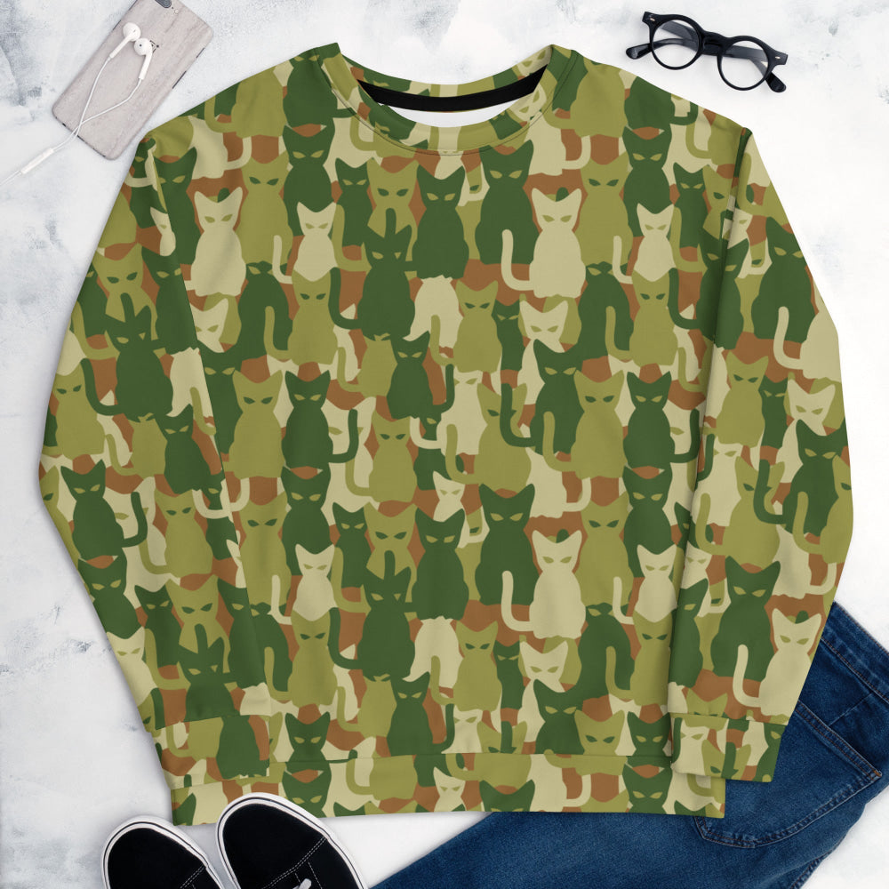 Cat-meow-flage CAMO Unisex Sweatshirt