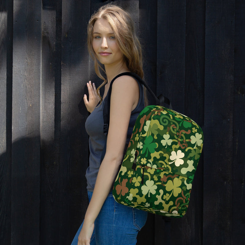 Celtic Shamrock Heritage CAMO Backpack - Bag