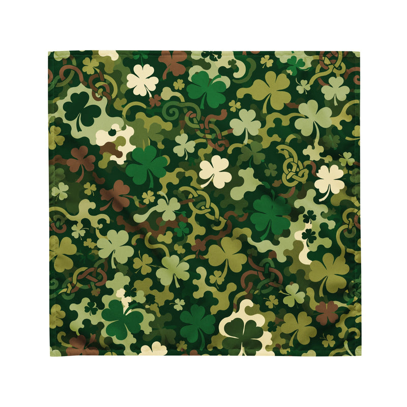 Celtic Shamrock Heritage CAMO Bandana - M - Head
