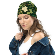 Celtic Shamrock Heritage CAMO Beanie - Head