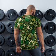 Celtic Shamrock Heritage CAMO Mens Athletic T-Shirt - Shirt