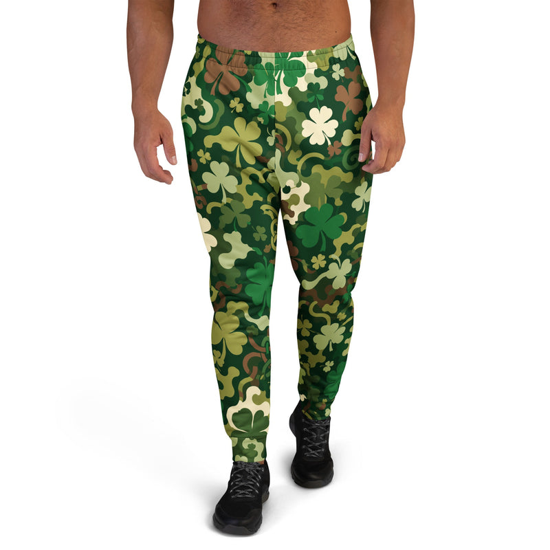 Celtic Shamrock Heritage CAMO Mens Joggers - XS - Men