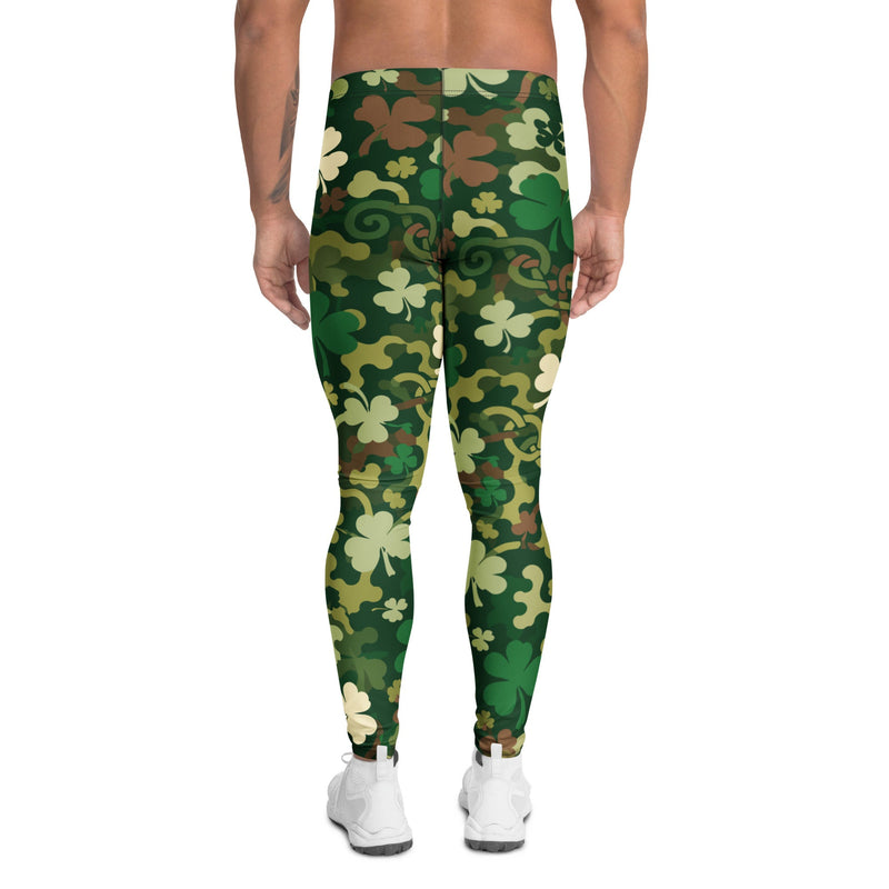 Celtic Shamrock Heritage CAMO Mens Leggings - Men