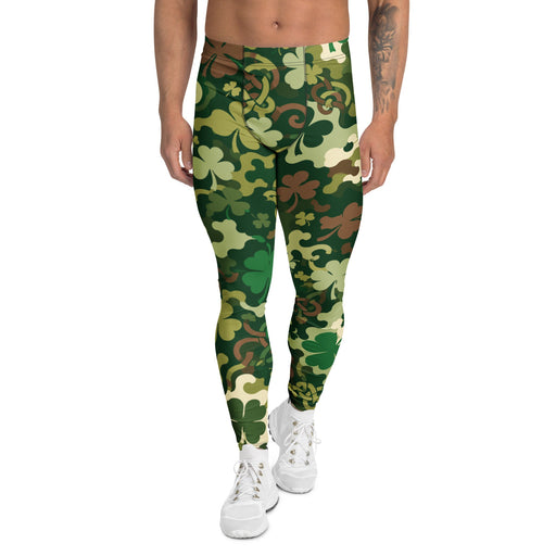 Celtic Shamrock Heritage CAMO Mens Leggings - XS - Men