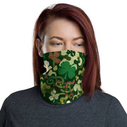 Celtic Shamrock Heritage CAMO Neck Gaiter - Head
