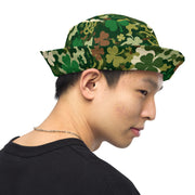 Celtic Shamrock Heritage CAMO Reversible Bucket Hat - Head