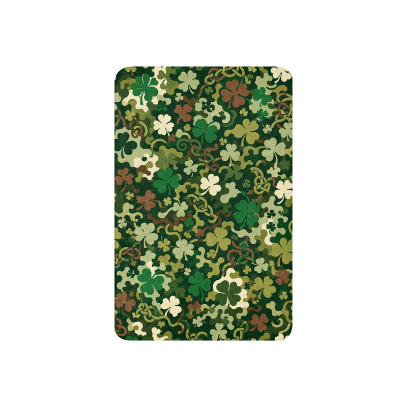 Celtic Shamrock Heritage CAMO Sherpa Blanket