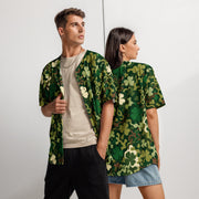 Celtic Shamrock Heritage CAMO Unisex Baseball Jersey - 2XS