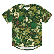 Celtic Shamrock Heritage CAMO Unisex Baseball Jersey
