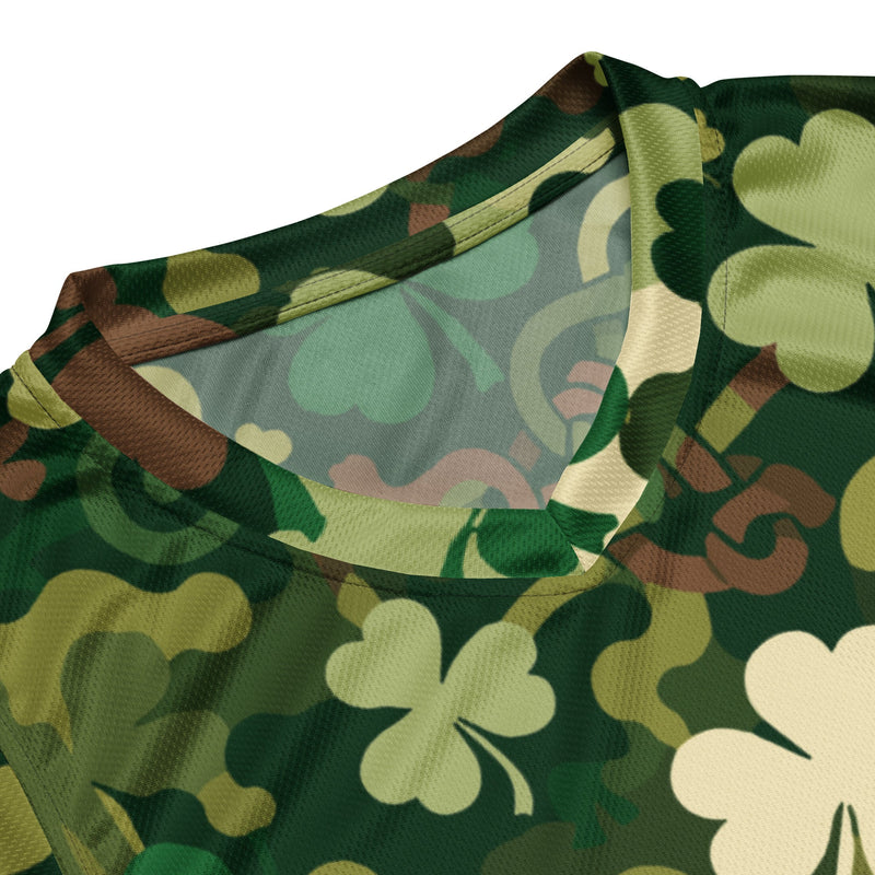 Celtic Shamrock Heritage CAMO Unisex Basketball Jersey