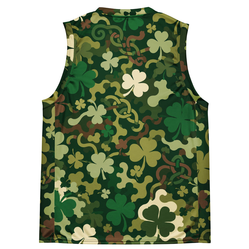 Celtic Shamrock Heritage CAMO Unisex Basketball Jersey