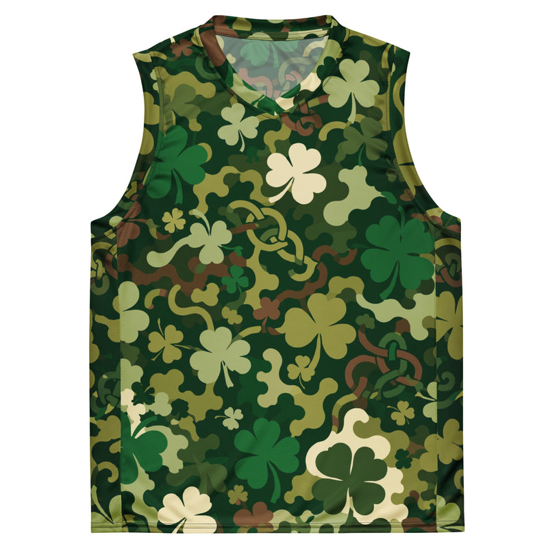 Celtic Shamrock Heritage CAMO Unisex Basketball Jersey