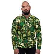 Celtic Shamrock Heritage CAMO Unisex Bomber Jacket