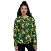 Celtic Shamrock Heritage CAMO Unisex Bomber Jacket