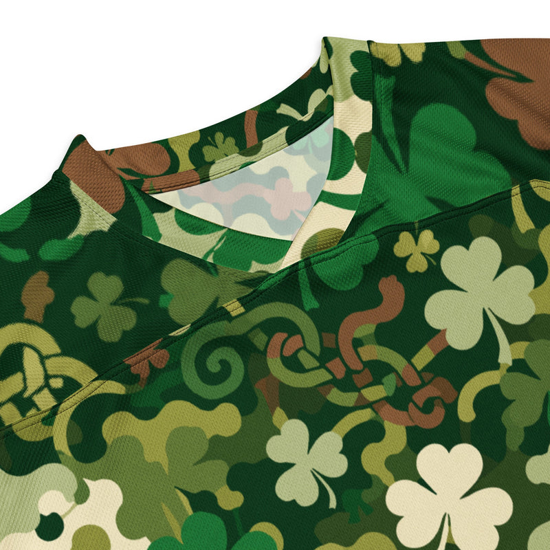 Celtic Shamrock Heritage CAMO Unisex Hockey Fan Jersey