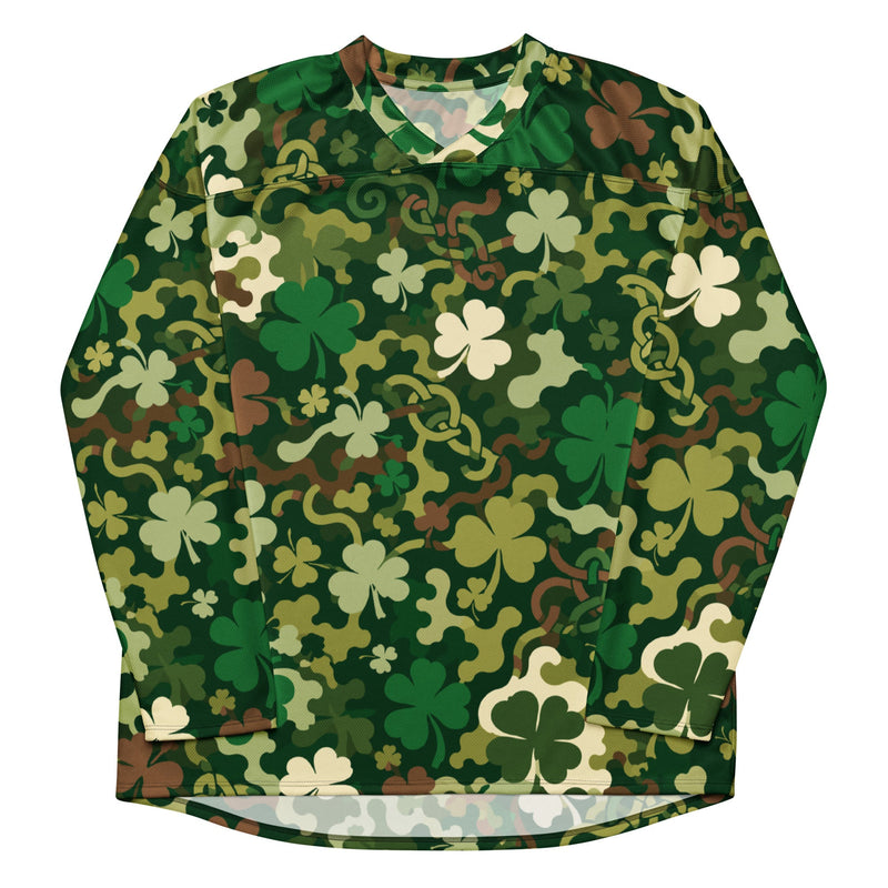 Celtic Shamrock Heritage CAMO Unisex Hockey Fan Jersey