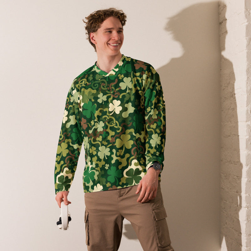 Celtic Shamrock Heritage CAMO Unisex Hockey Fan Jersey