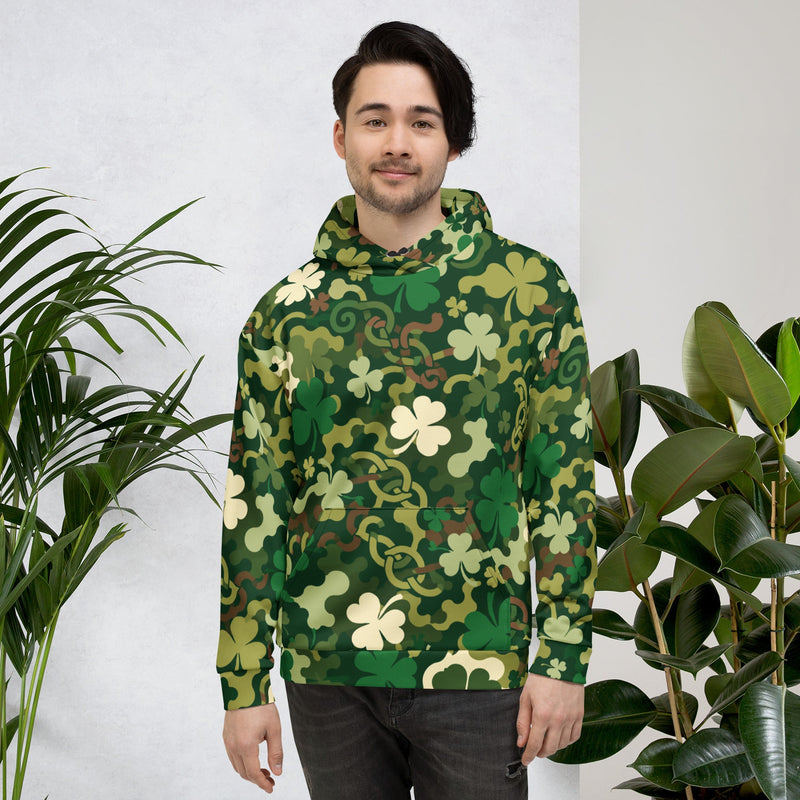 Celtic Shamrock Heritage CAMO Unisex Hoodie