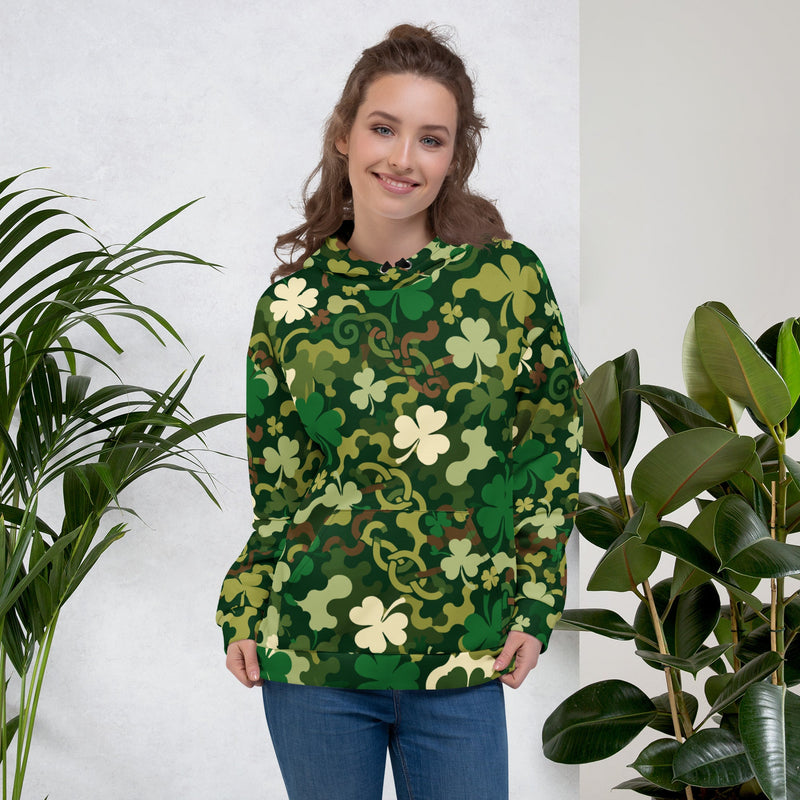 Celtic Shamrock Heritage CAMO Unisex Hoodie