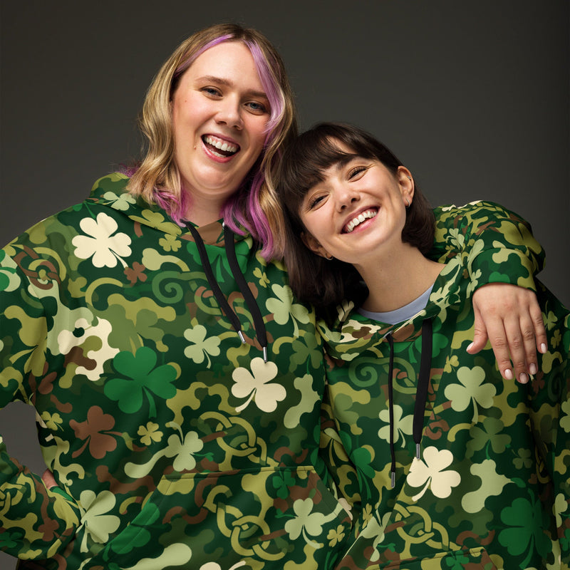 Celtic Shamrock Heritage CAMO Unisex Hoodie