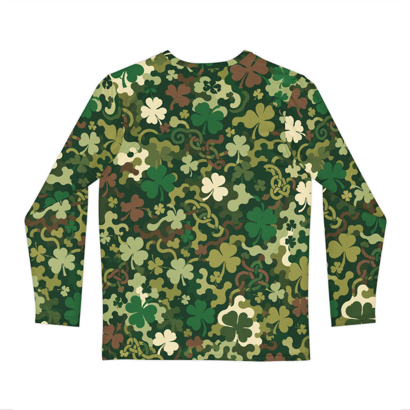 Celtic Shamrock Heritage CAMO Unisex Long-Sleeve Shirt
