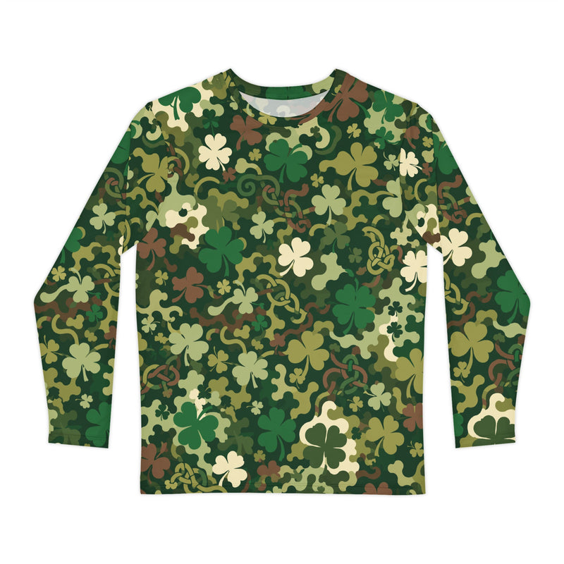 Celtic Shamrock Heritage CAMO Unisex Long-Sleeve Shirt - XS