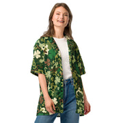 Celtic Shamrock Heritage CAMO Unisex Short-Sleeve Button Shirt - Button-Up