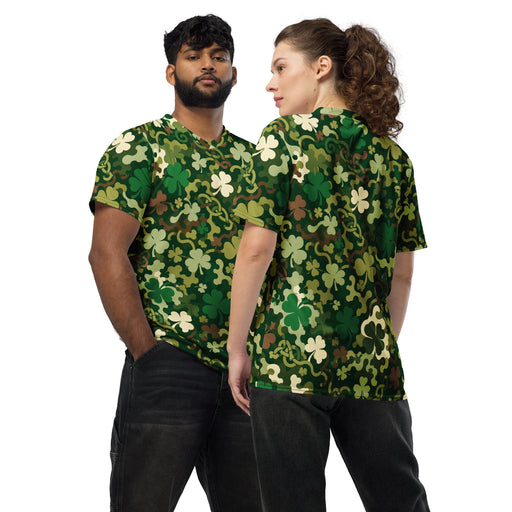 Celtic Shamrock Heritage CAMO Unisex Sports Jersey - 2XS