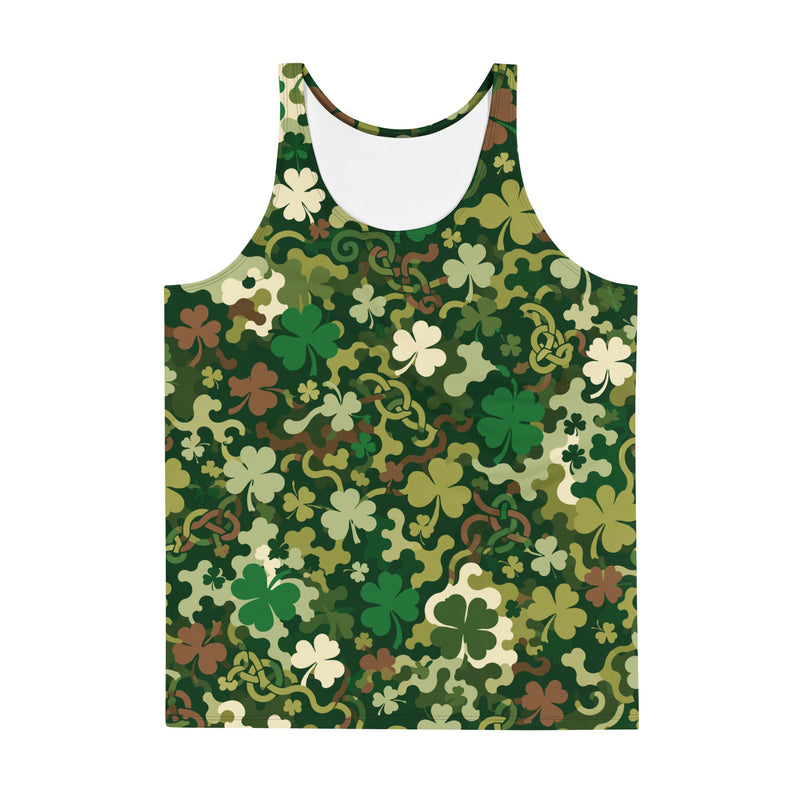 Celtic Shamrock Heritage CAMO Unisex Tank Top - Shirt