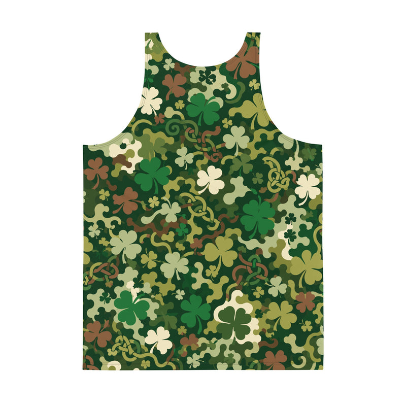 Celtic Shamrock Heritage CAMO Unisex Tank Top - Shirt