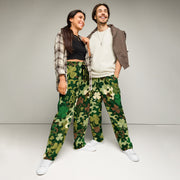 Celtic Shamrock Heritage CAMO Unisex Wide-Leg Joggers - 2XS