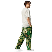 Celtic Shamrock Heritage CAMO Unisex Wide-Leg Joggers