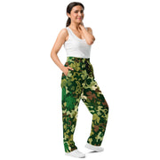 Celtic Shamrock Heritage CAMO Unisex Wide-Leg Joggers